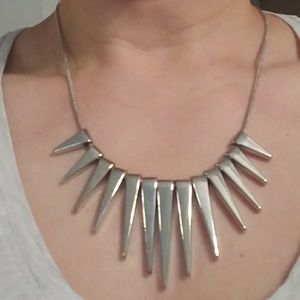 Express silver necklace